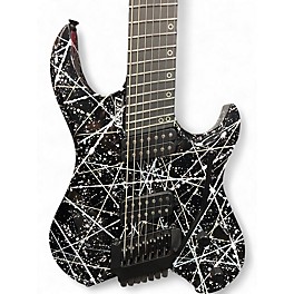 Used Kiesel MULTISCALE VADER SPLATTER Solid Body Electric Guitar