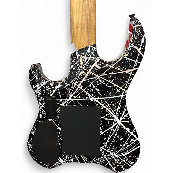 Used Kiesel MULTISCALE VADER SPLATTER Solid Body Electric Guitar