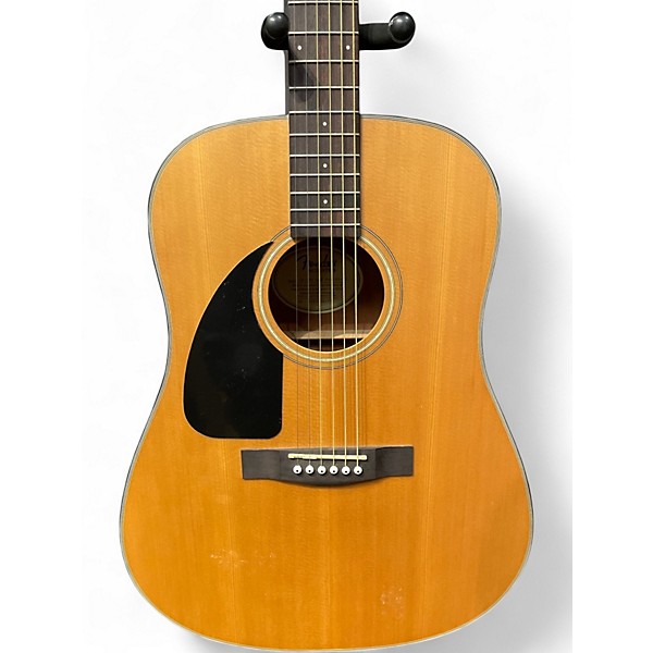 Used Fender CD100 Left Handed Natural Acoustic Guitar