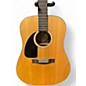 Used Fender CD100 Left Handed Natural Acoustic Guitar