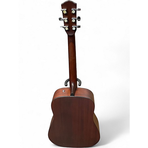 Used Fender CD100 Left Handed Natural Acoustic Guitar