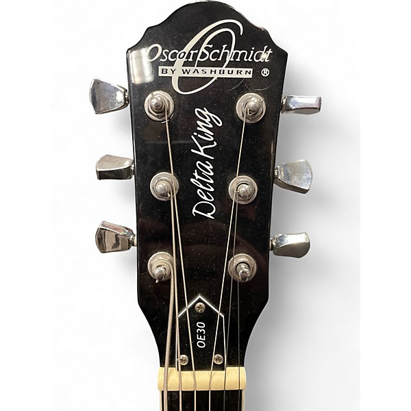 Used Oscar Schmidt OE30 BLACK Hollow Body Electric Guitar