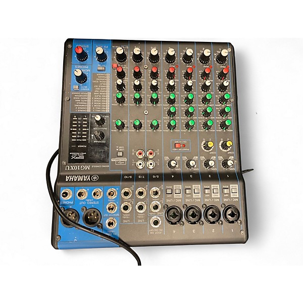 Used Yamaha MG10XU 10 Channel Mixer with Effects Unpowered Mixer