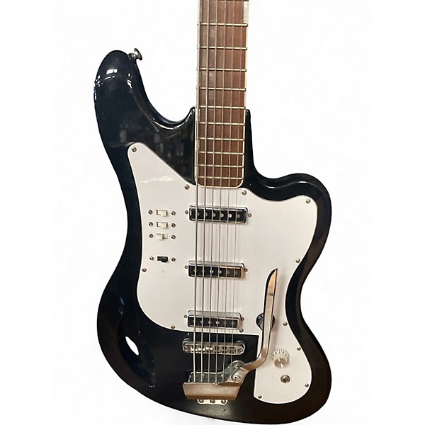 Used Eastwood Jaguar Style Black Baritone Guitars