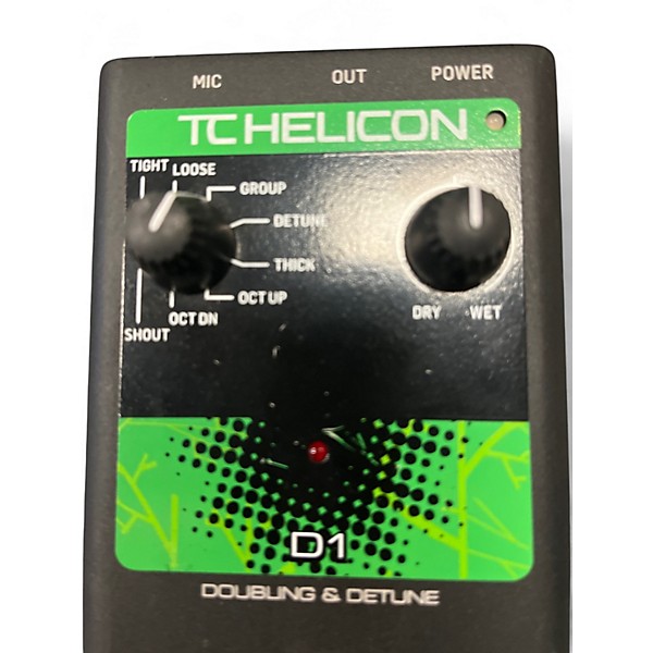 Used 2020s TC Helicon VOICETONE D1 Effect Pedal