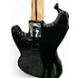 Used Squier Bronco Black and White Electric Bass Guitar