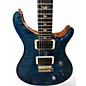 Used PRS Custom 24 Blue Solid Body Electric Guitar