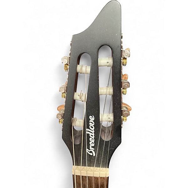 Used Breedlove Discovery S Concert NYLON CE Natural Classical Acoustic Guitar