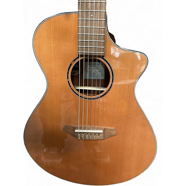 Used Breedlove Discovery S Concert NYLON CE Natural Classical Acoustic Guitar