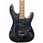 Used Schecter Guitar Research Omen Extreme 6 Floyd Rose Trans Black Solid Body Electric Guitar thumbnail