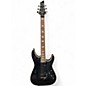 Used Schecter Guitar Research Omen Extreme 6 Floyd Rose Trans Black Solid Body Electric Guitar