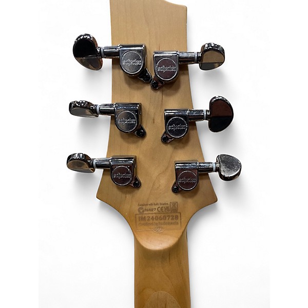 Used Schecter Guitar Research Omen Extreme 6 Floyd Rose Trans Black Solid Body Electric Guitar