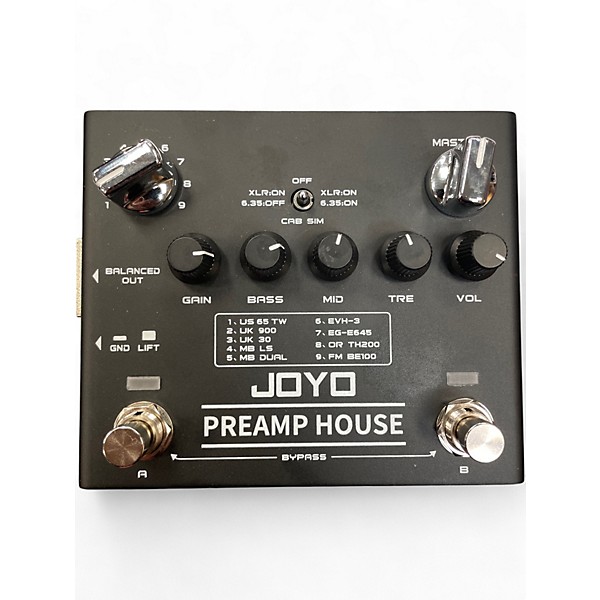 Used Joyo PREAMP HOUSE Pedal