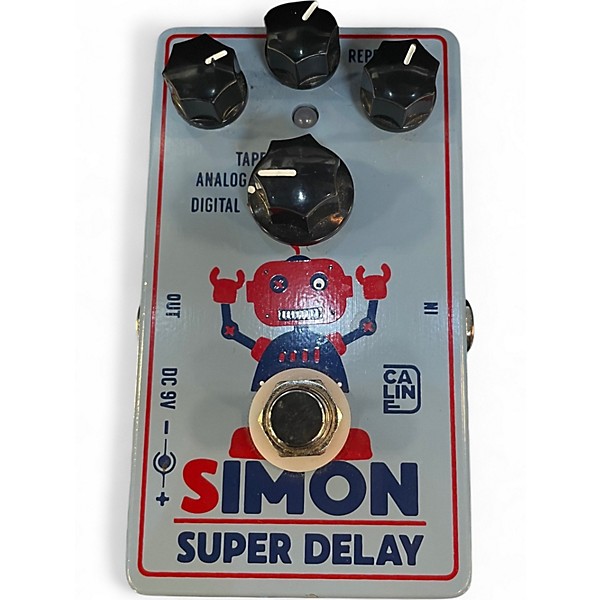 Used Caline CP-513 Simon Super Delay Effect Pedal