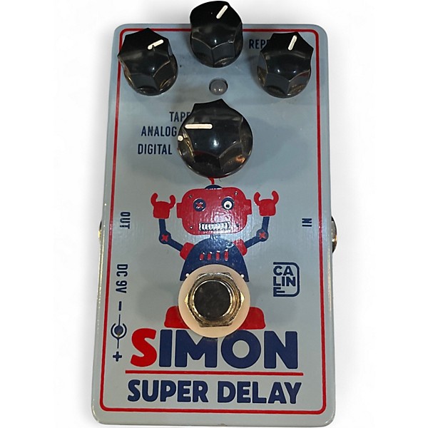 Used Caline CP-513 Simon Super Delay Effect Pedal
