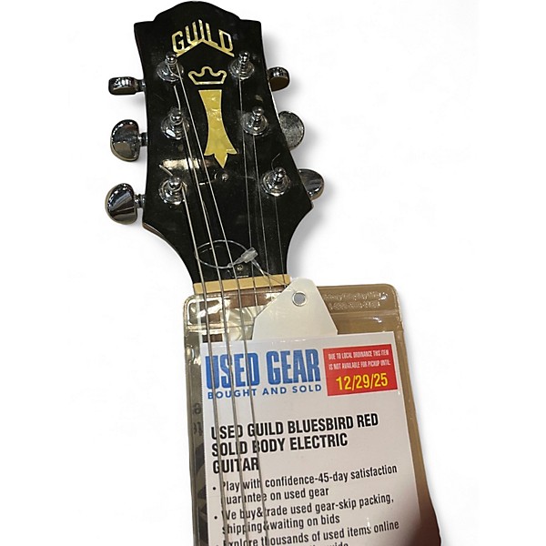 Used Guild Bluesbird Red Solid Body Electric Guitar