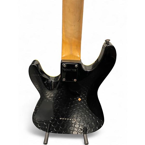 Used Schecter Guitar Research Diamond Series C7 Black Solid Body Electric Guitar