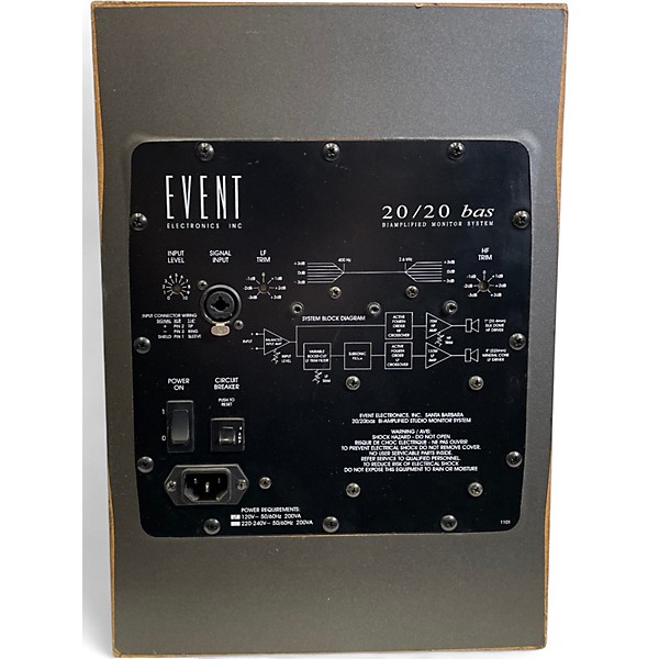 Used 2020s Event 20/20 BAS Pair Powered Monitor