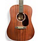 Used Martin D10E-01 Satin Natural Acoustic Electric Guitar