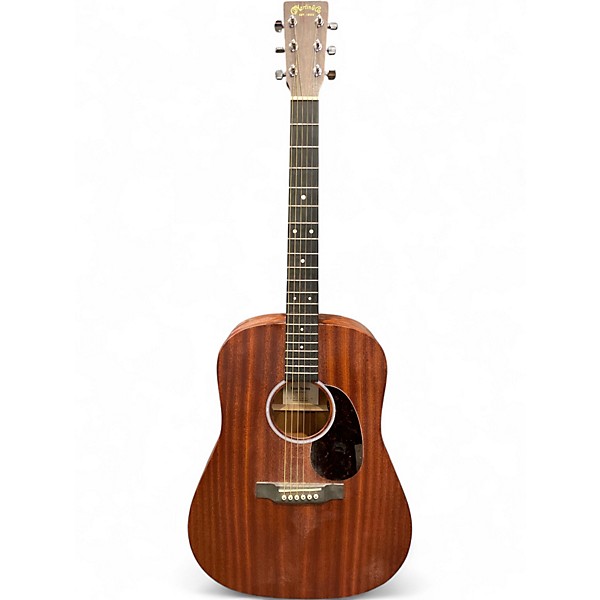 Used Martin D10E-01 Satin Natural Acoustic Electric Guitar