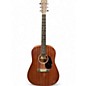 Used Martin D10E-01 Satin Natural Acoustic Electric Guitar