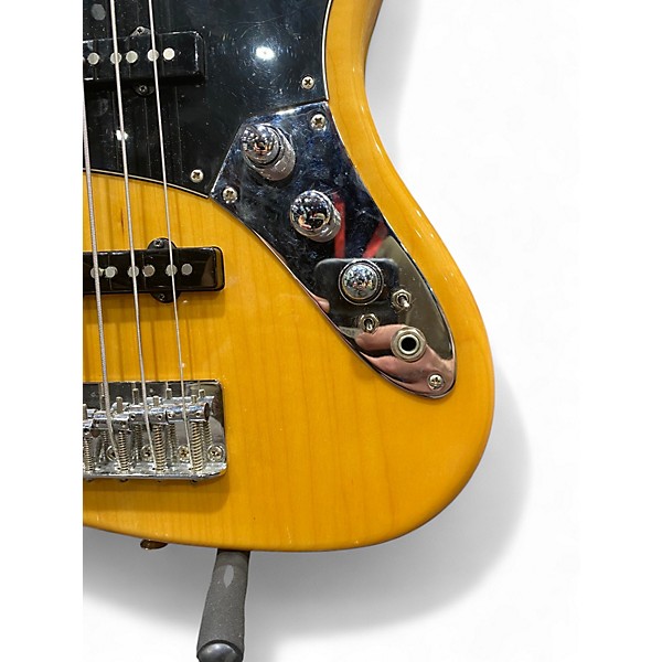 Used Squier Vintage Modified Jazz Bass V Natural Electric Bass Guitar