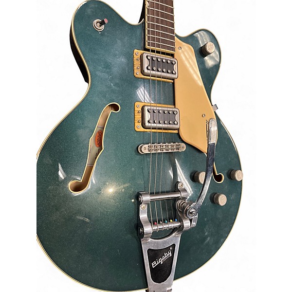 Used 2021 Gretsch Guitars G5622T Electromatic Center Block Double Cut Bigsby CADILLAC GREEN Hollow Body Electric Guitar