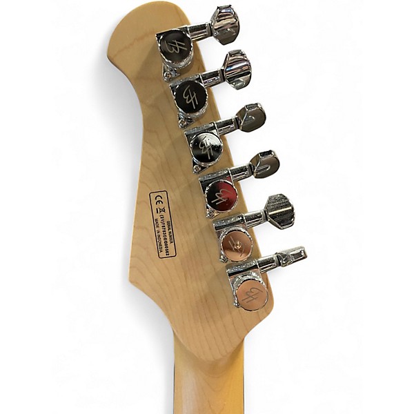 Used Harley Benton Pro Series Fusion HSH Trans Blue Solid Body Electric Guitar