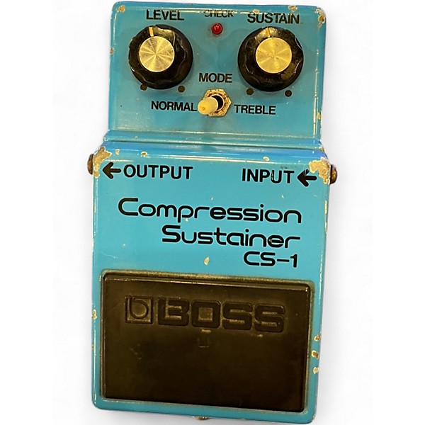 Used BOSS CS-1 COMPRESSION SUSTAINER Effect Pedal
