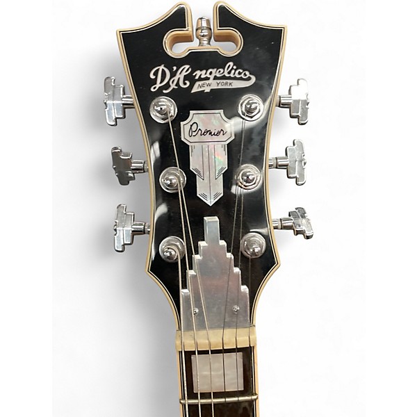 Used D'Angelico PREMIER BRIGHTON DOUBLE CUTAWAY Blue Solid Body Electric Guitar