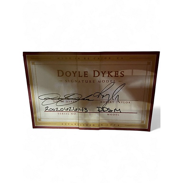 Used Taylor DDSM Doyle Dykes Natural Acoustic Electric Guitar
