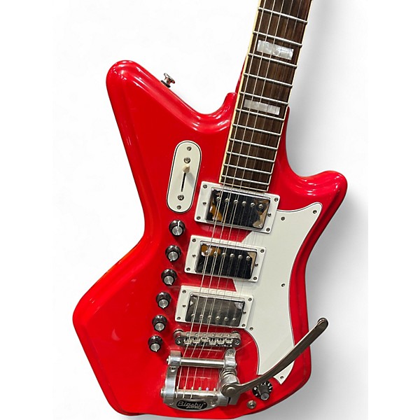 Used Eastwood AIRLINE '59 CUSTOM 3P DELUXE Red Solid Body Electric Guitar