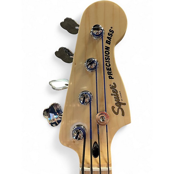 Used Squier Affinity Series Precision Bass PJ Olympic White Electric Bass Guitar