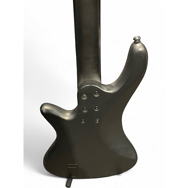 Used Schecter Guitar Research stealth Black Electric Bass Guitar