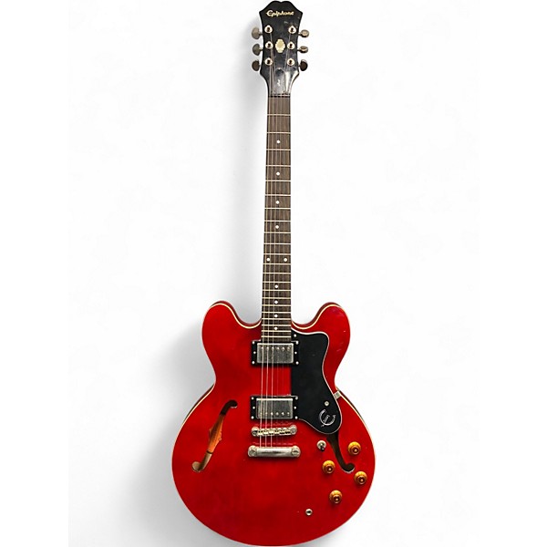 Used Epiphone Dot Cherry Hollow Body Electric Guitar