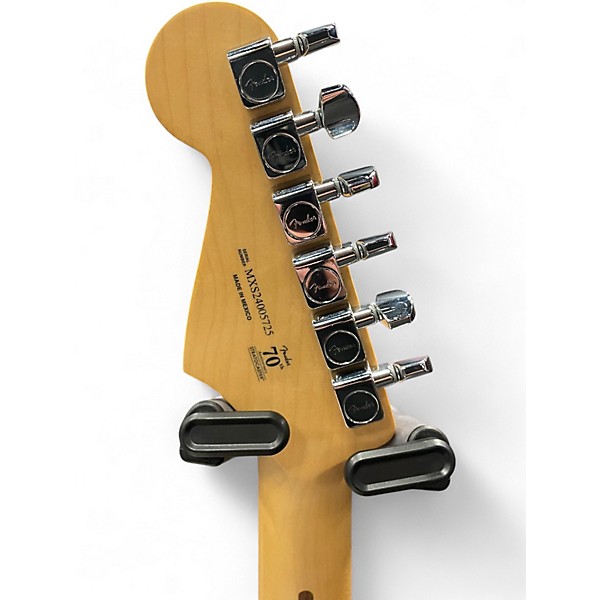 Used Fender Limited Edition Player Stratocaster HSS Plus Top Blue Burst Solid Body Electric Guitar