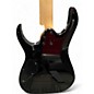 Used Ibanez GRG7221QA Trans Black SUNBURST Solid Body Electric Guitar