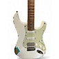 Used Xotic XSC2 Heavy Aged Olympic White Over Sea Foam Green Solid Body Electric Guitar