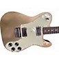 Used Fender Chris Shiflett Telecaster Deluxe Shoreline Gold Solid Body Electric Guitar