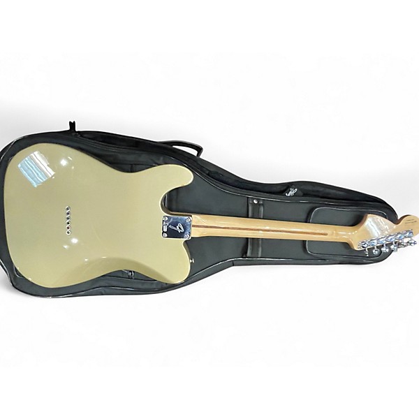 Used Fender Chris Shiflett Telecaster Deluxe Shoreline Gold Solid Body Electric Guitar