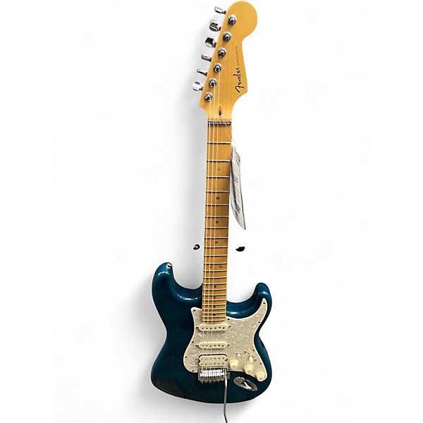 Used Fender American Deluxe Stratocaster Emerald Green Solid Body Electric Guitar