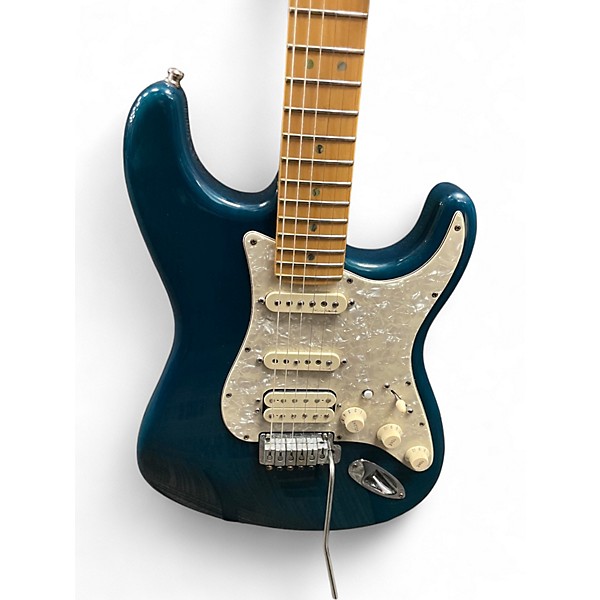 Used Fender American Deluxe Stratocaster Emerald Green Solid Body Electric Guitar