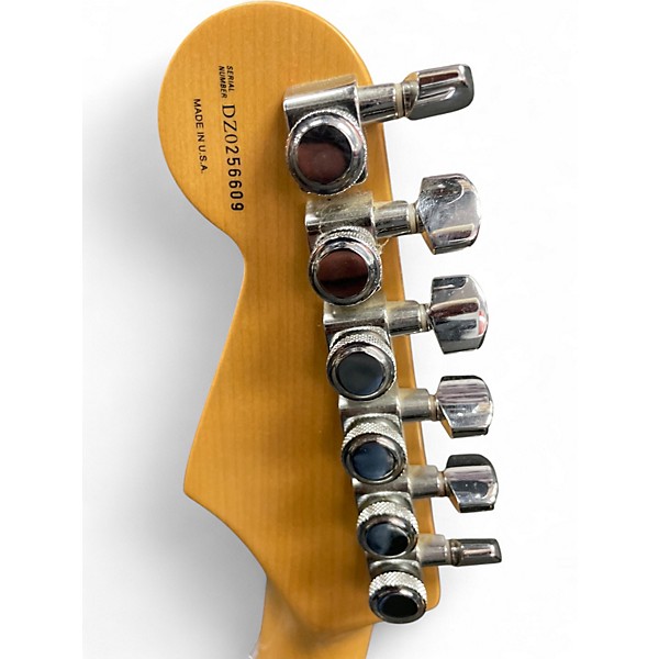 Used Fender American Deluxe Stratocaster Emerald Green Solid Body Electric Guitar