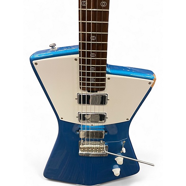 Used Sterling by Music Man ST VINCENT Metallic Blue Solid Body Electric Guitar