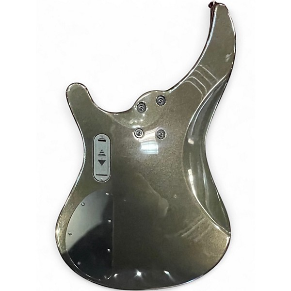 Used Mitchell MB200 Gun Metal Electric Bass Guitar