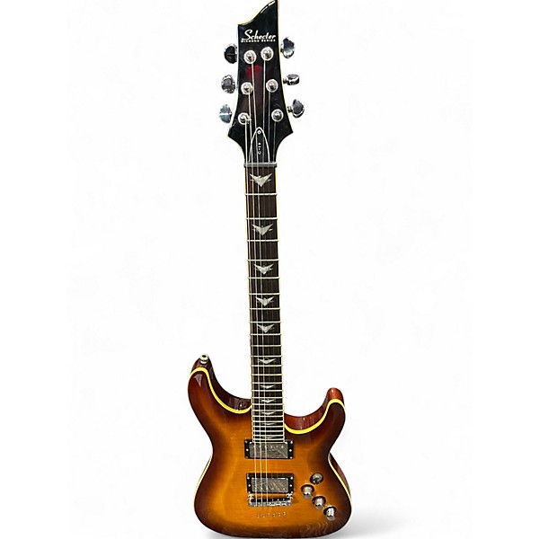 Used Schecter Guitar Research C-1+ Sunburst Solid Body Electric Guitar