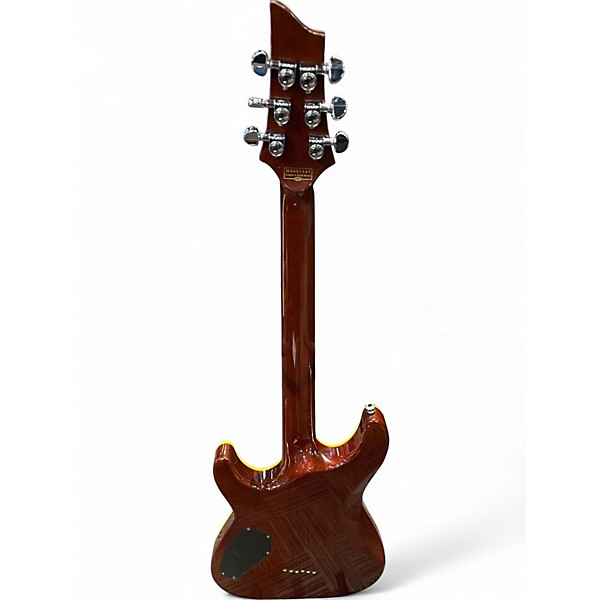 Used Schecter Guitar Research C-1+ Sunburst Solid Body Electric Guitar