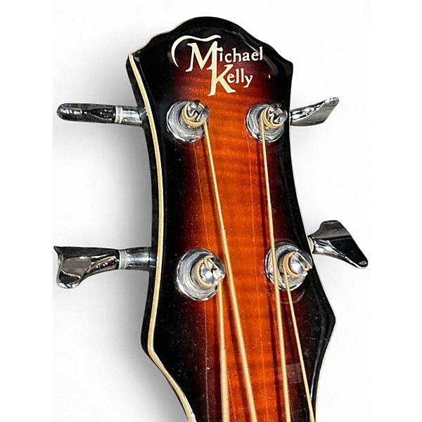 Used Michael Kelly MKFF4SB Sunburst Acoustic Bass Guitar