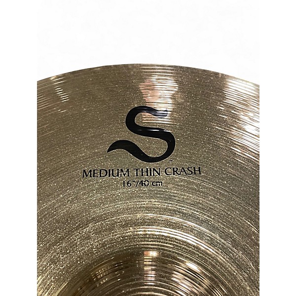 Used Zildjian 16in S Family Medium Thin Crash Cymbal