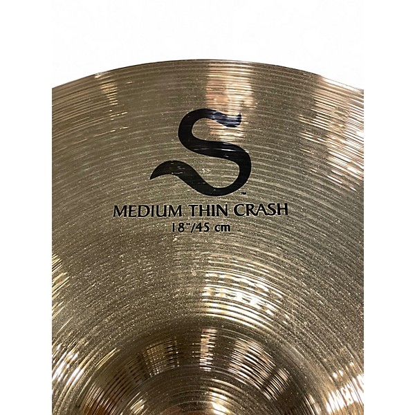 Used Zildjian 18in S Family Medium Thin Crash Cymbal